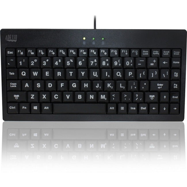 Adesso 3-Color Illuminated Mini Keyboard