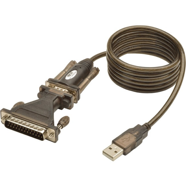 Tripp Lite USB-to-Serial Cable Adapter (USB-A to DB25 M-M)