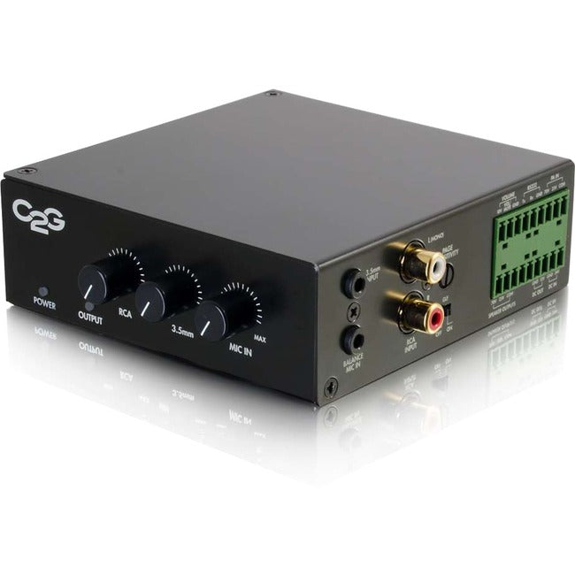 C2G 25-70V 50W Audio Amplifier - Plenum Rated