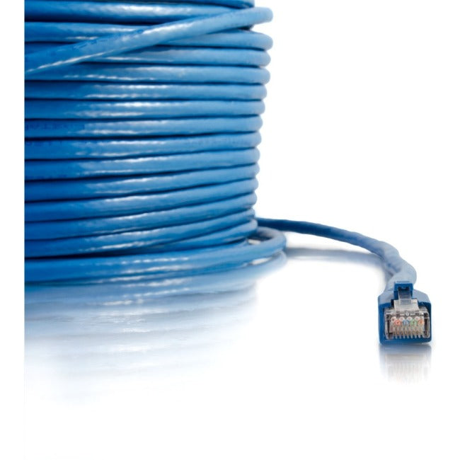 C2G 150ft Cat6 Ethernet Cable - Solid Snagless Shielded - Blue