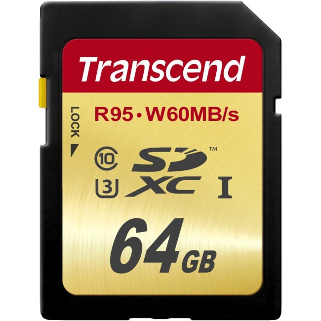 Transcend 64 GB Class 10-UHS-I SDXC