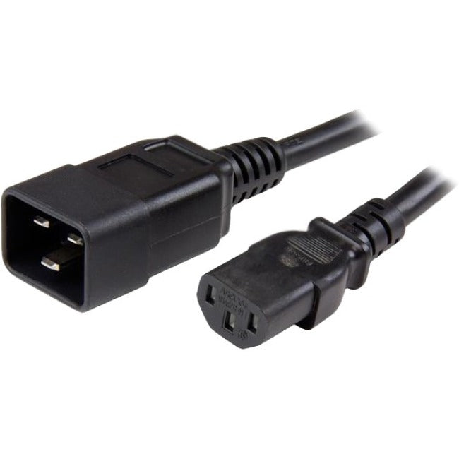 StarTech.com 3 ft Heavy Duty 14 AWG Computer Power Cord - C13 to C20