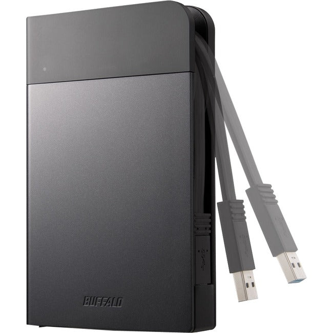 Buffalo MiniStation Extreme HD-PZN1.0U3B 1 TB Portable Rugged Hard Drive - External - SATA (SATA-300) - TAA Compliant