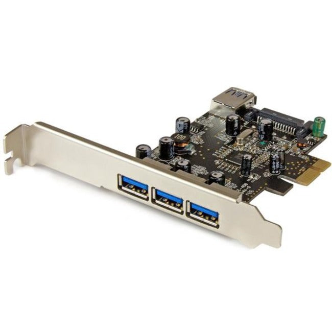 StarTech.com 4 Port PCI Express USB 3.0 Card - 3 External and 1 Internal