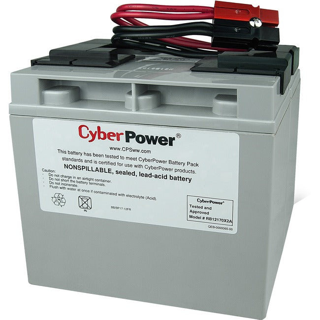 CyberPower RB12170X2A UPS Replacement Battery Cartridge for PR1500LCD