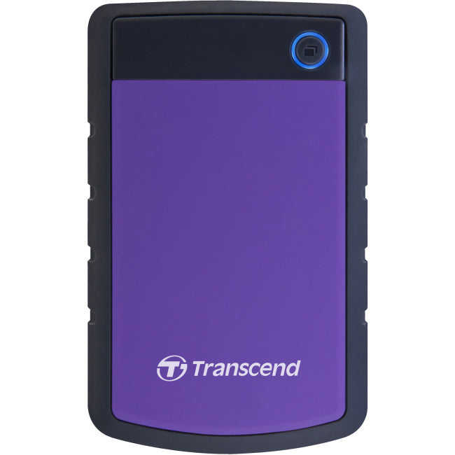 Transcend StoreJet 25H3P 2 TB Portable Hard Drive - 2.5" External - SATA - Purple