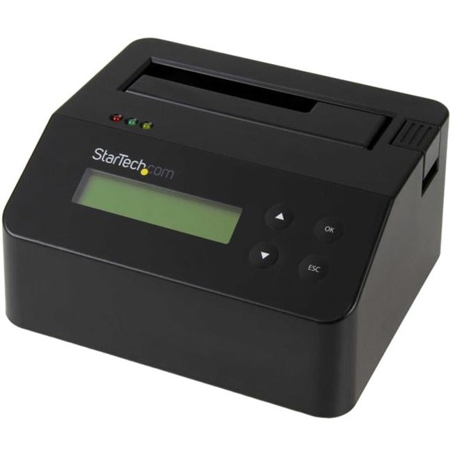 StarTech.com USB 3.0 Standalone Eraser Dock for 2.5" and 3.5" SATA SSD-HDD Drives - Secure Drive Erase with Receipt Printing - SATA I-II