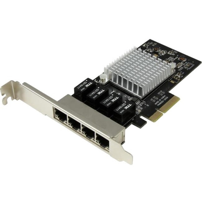 StarTech.com 4-Port Gigabit Ethernet Network Card - PCI Express, Intel I350 NIC - Quad Port PCIe Network Adapter Card w- Intel Chip