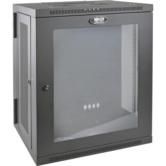 Tripp Lite SRW15USG SmartRack 15U Low-Profile Switch-Depth WallMount Rack Enclosure Cabinet  FRN