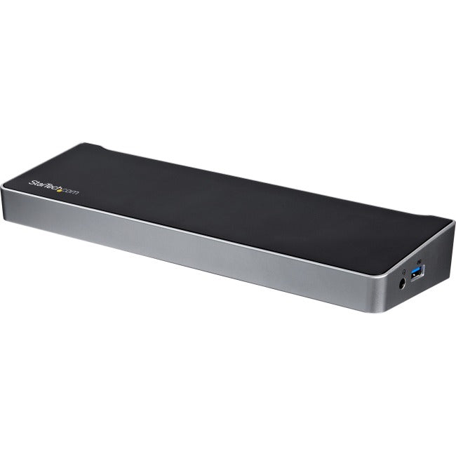 StarTech.com Triple Monitor USB 3.0 Docking Station for Laptops - Mac & Windows - USB Fast Charge Port - Up to 4K - USB3DOCKH2DP