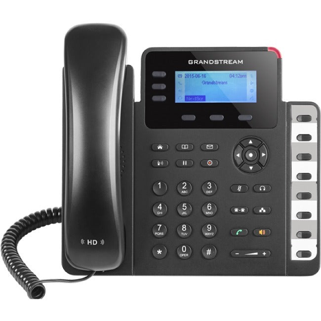 Grandstream GXP1630 IP Phone - Corded - Wall Mountable, Desktop - Black