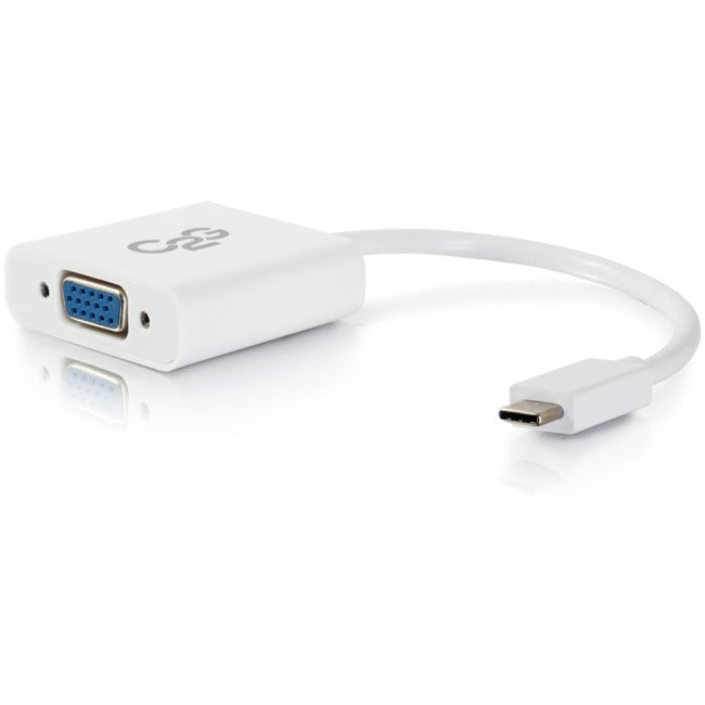 C2G USB-C to VGA Video Adapter - White