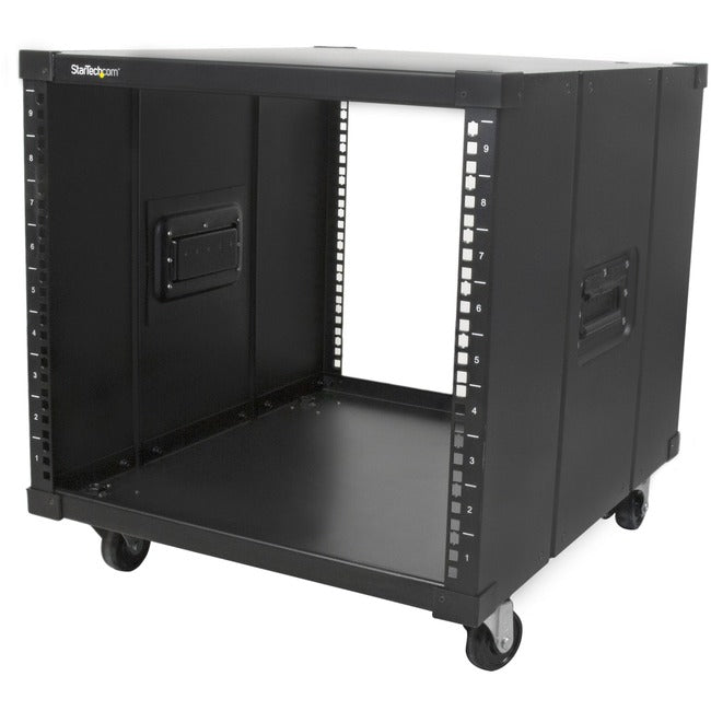 StarTech.com Portable Server Rack with Handles - Rolling Cabinet - 9U  FRN