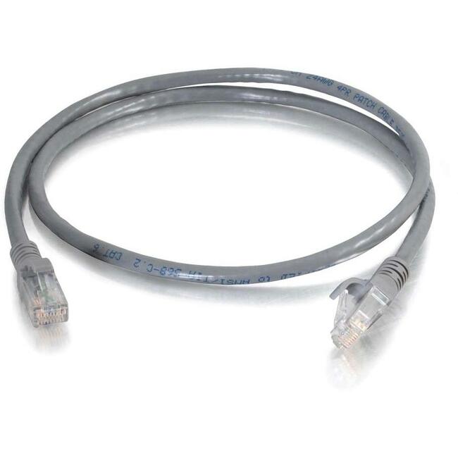 C2G 3 ft Cat6 Snagless UTP Unshielded Network Patch Cable (TAA) - Gray