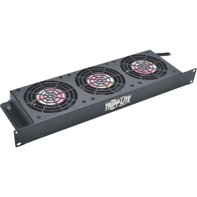 Tripp Lite SmartRack 1U Fan Tray, 3 120V High-Performance Fans, 210 CFM, 5-15P Plug