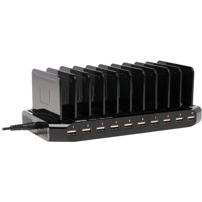 Tripp Lite 10-Port USB Charger with Built-In Storage