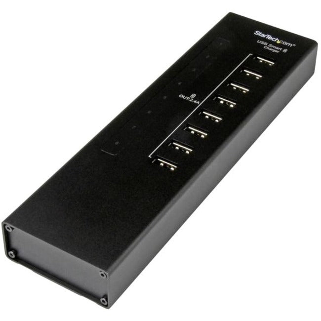 Star Tech.com 8-Port Charging Station for USB Devices - 96W-19.2A