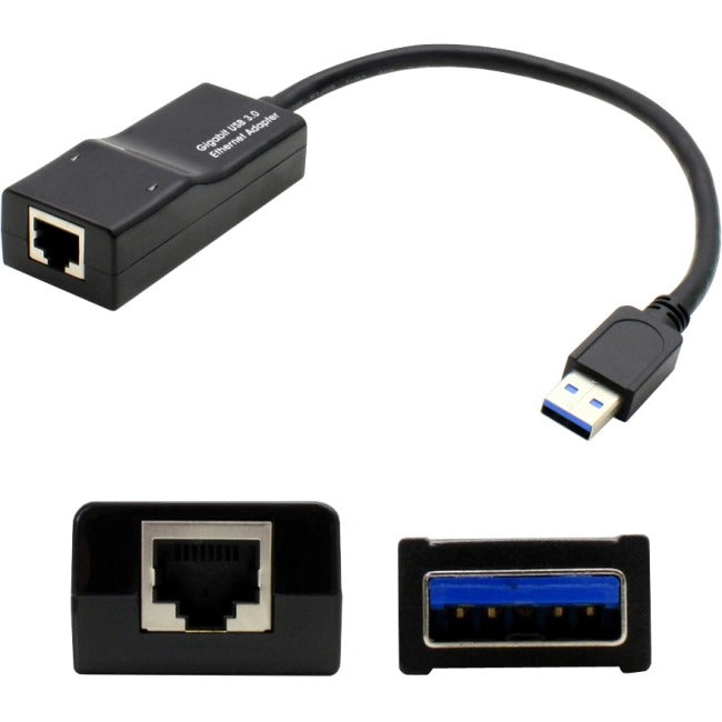 AddOn USB 3.0 to RJ-45 Gigabit Ethernet Adapter NIC - Win-Mac