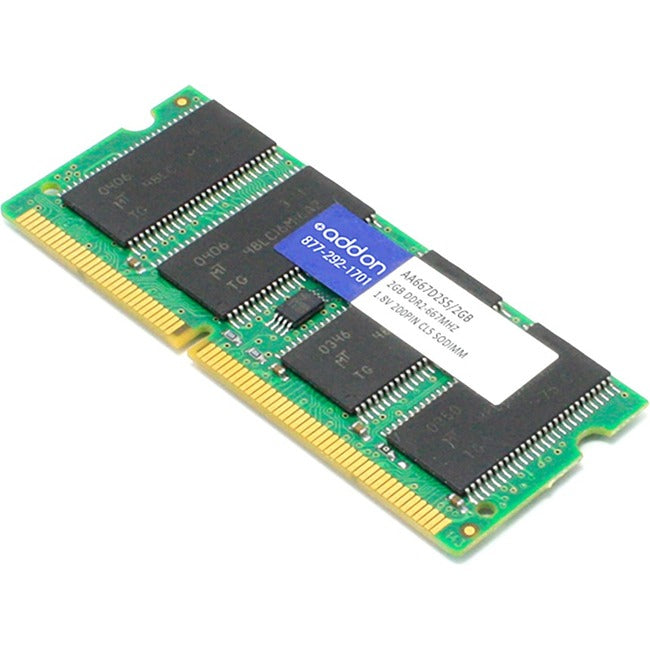 AddOn 2GB DDR2-667MHz/PC2-5300 200-pin SODIMM F/LAPTOPS