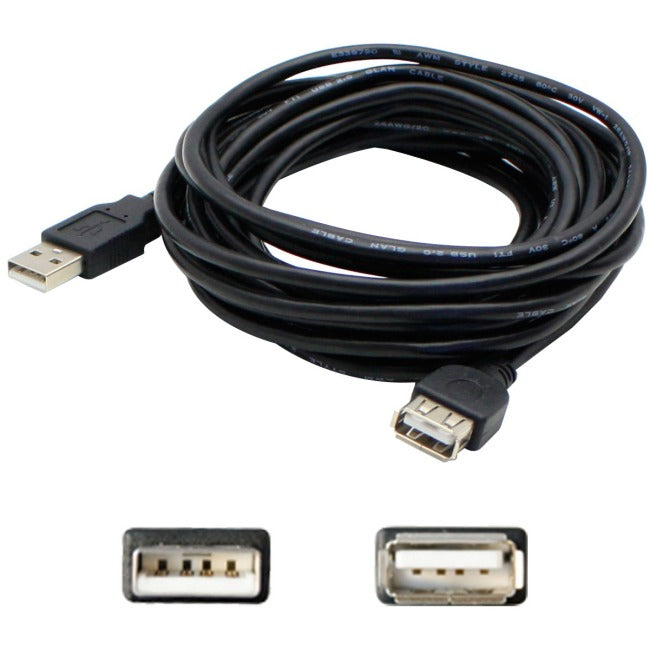 AddOn Bulk 5 Pack 6ft (1.8M) USB 2.0 A to A Extension Cable - M-F