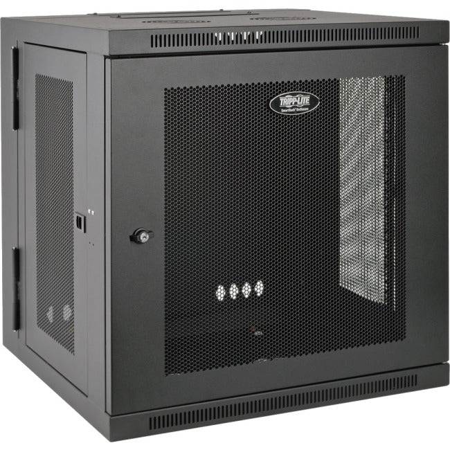 Tripp Lite SmartRack 12U UPS-Depth Wall-Mount Rack Enclosure Cabinet, Hinged Back  FRN