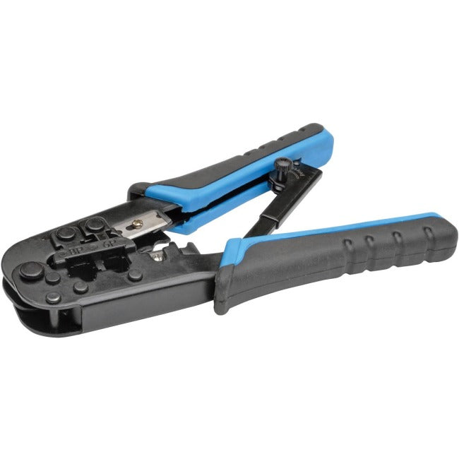 Tripp Lite RJ11-RJ12-RJ45 Crimping Tool with Cable Stripper