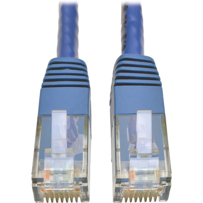 Tripp Lite Cat6 Gigabit Molded Patch Cable (RJ45 M/M), Blue, 7 ft