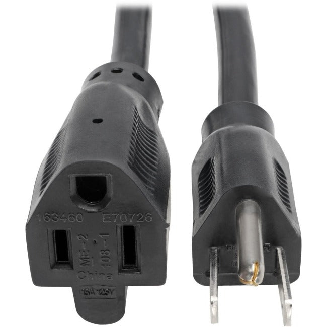 Tripp Lite Heavy-Duty Power Extension Cord, 15A, 14 AWG (NEMA 5-15P to NEMA 5-15R), 15 ft.