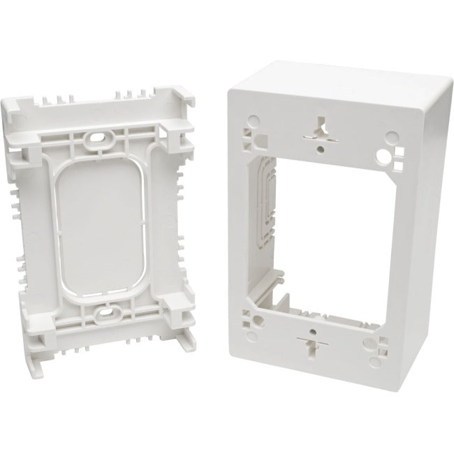 Tripp Lite Single-Gang Surface-Mount Junction Box, White