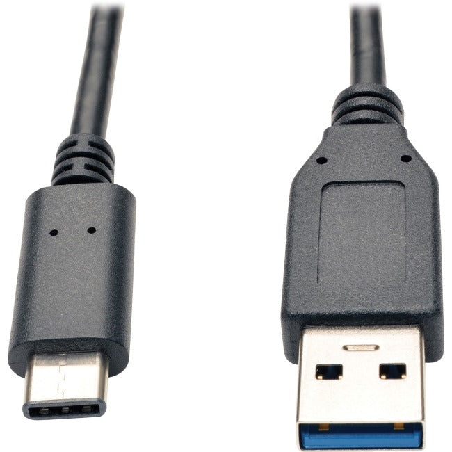 Tripp Lite USB 3.1 Gen 2 (10 Gbps) Cable, USB Type-C (USB-C) to USB-A (M-M), 3 ft