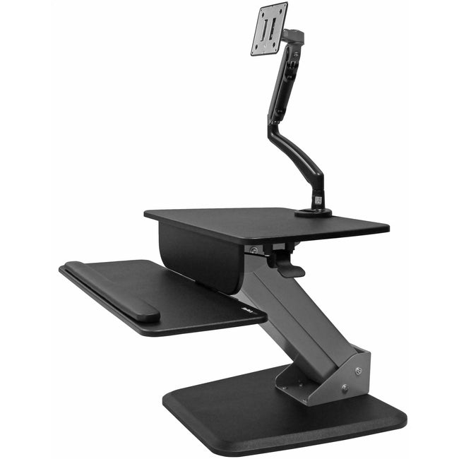 StarTech.com Sit-to-Stand Workstation with Full-Motion Articulating Monitor Arm - One-Touch Height Adjustment  FRN