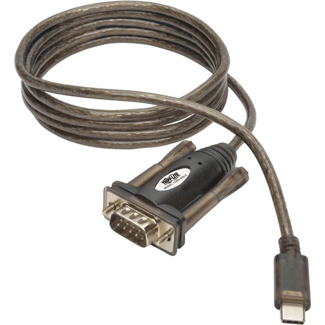 Tripp Lite USB-C to DB9 Serial Adapter Cable (M-M), 5 ft