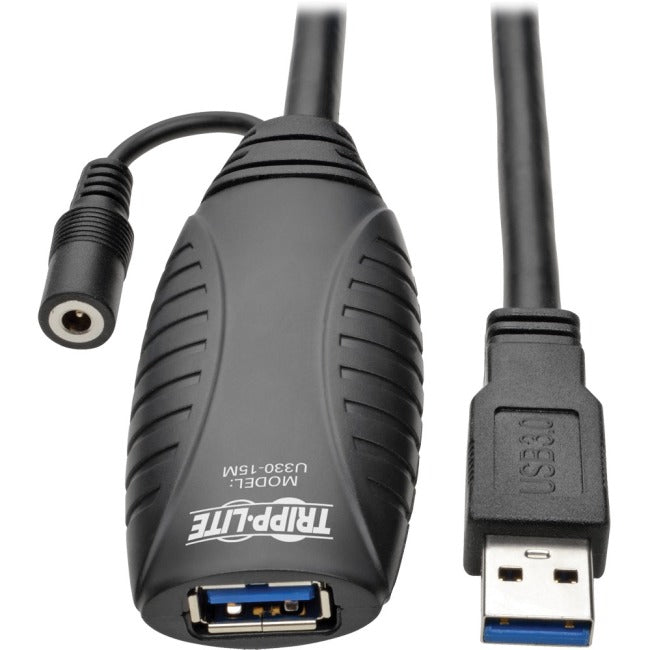 Tripp Lite USB 3.0 SuperSpeed Active Extension Repeater Cable (USB-A M-F), 15 m (49 ft.)