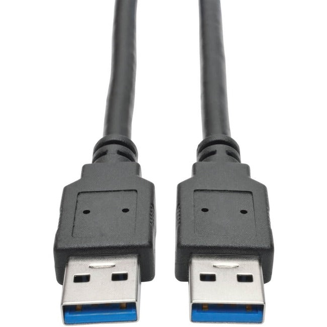 Tripp Lite USB 3.0 SuperSpeed A-A Cable (M-M), Black, 3 ft