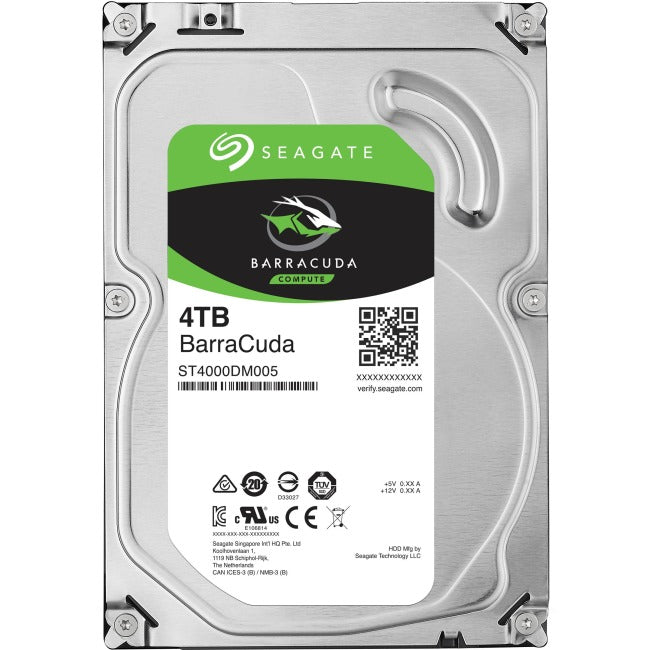 Seagate BarraCuda ST4000LM024 4 TB Hard Drive - 2.5" Internal - SATA (SATA-600)