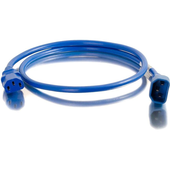 C2G 1Ft C14 to C13 14-3 SJT Blue Cable