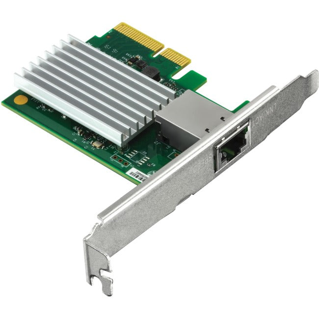 TRENDnet 10 Gigabit PCIe Network Adapter, Converts A PCIe Slot Into A 10G Ethernet Port, Supports 802.1Q Vlan, Includes Standard & Low-Profile Brackets, PCIe 2.0, PCIe 3.0, Silver, TEG-10GECTX