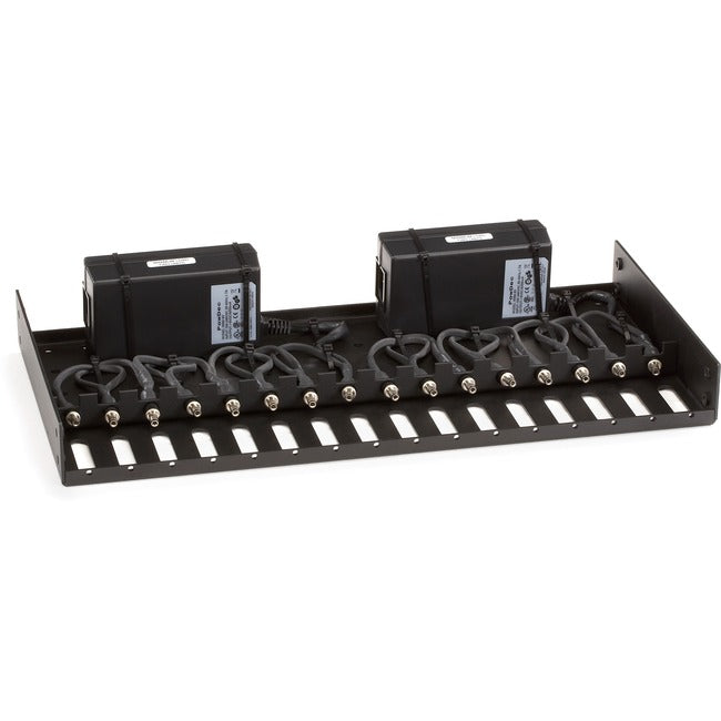 Black Box Rackmount Tray for LBHxxxA,LE15xxA,and LP004A Series,with (2) 9-V Power Supplies