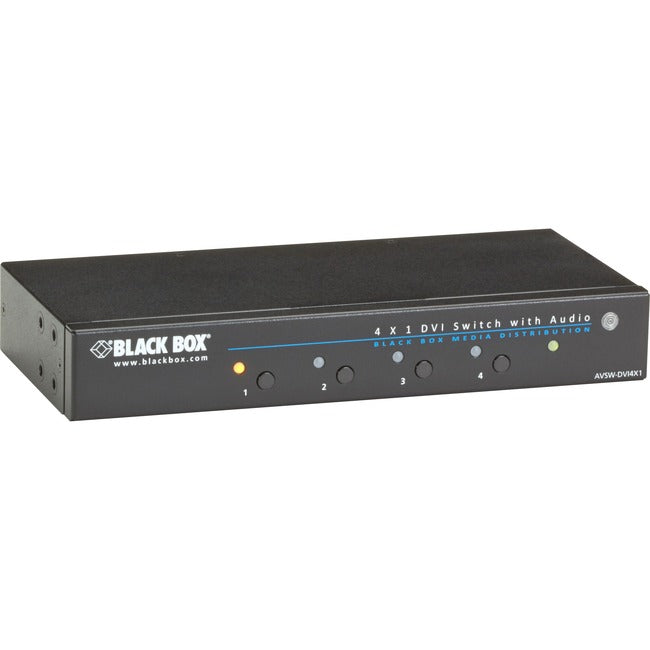 Black Box 4 x 1 DVI Switch with Audio