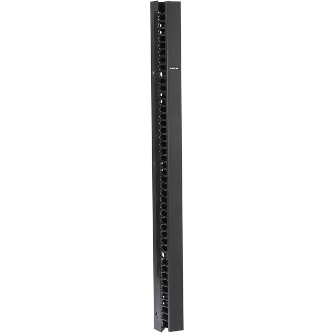 Black Box Vertical IT Rackmount Cable Manager - 45U x 3.5"W, Single-Sided, Black