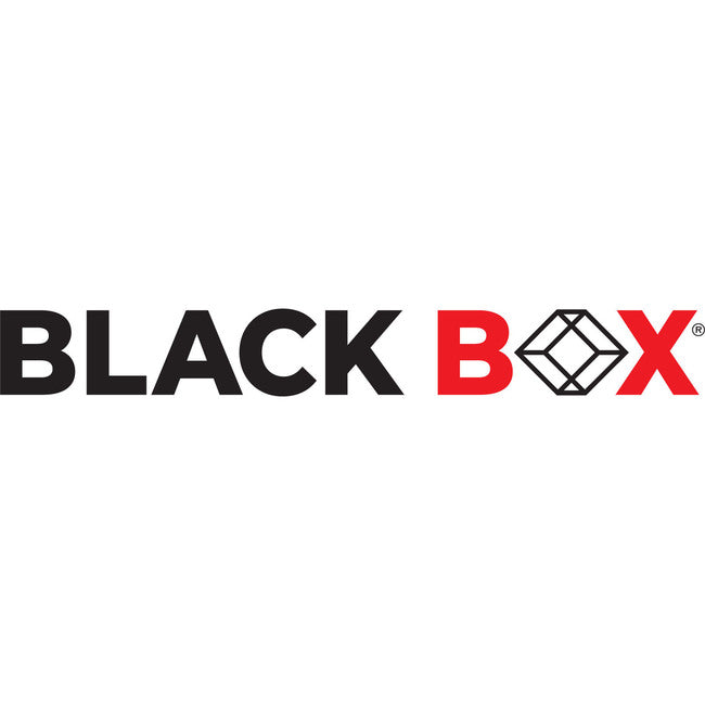 Black Box 10-ft RS232 Shielded Cable Metal Hood DB9 Male-Female