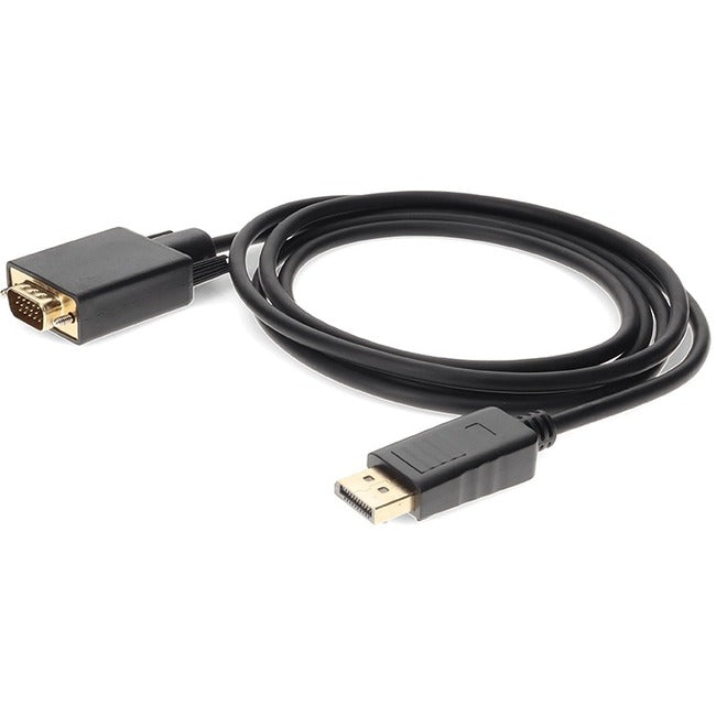 AddOn 6ft (1.8M) DisplayPort to VGA Adapter Cable - Male to Male