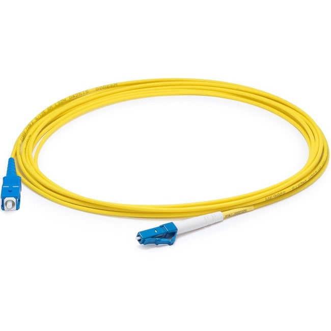 AddOn 2m SMF 9-125 Simplex SC-LC OS1 Yellow OFNR (Riser Rated) Patch Cable