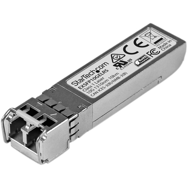 StarTech.com Juniper EX-SFP-10GE-LR Compatible SFP+ Module - 10GBASE-LR - 10GE SFP+ 10GbE Single Mode Fiber SMF Optic Transceiver 10km DDM