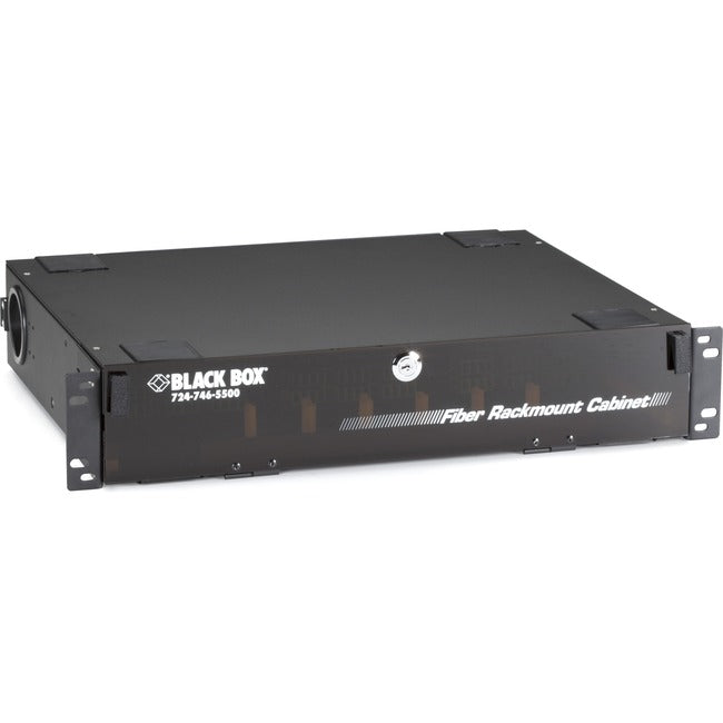 Black Box Rackmount Fiber Enclosure - 2U, 6-Panel