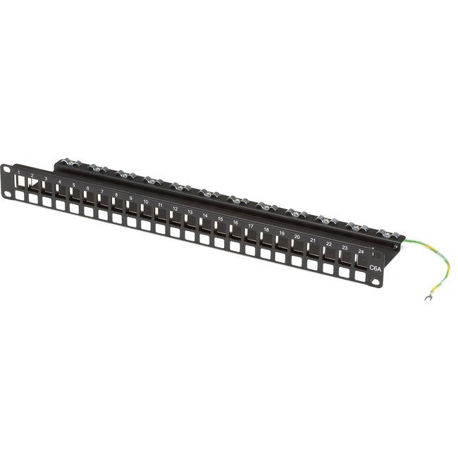 Black Box CAT6A Patch Panel - 1U, 24-Port