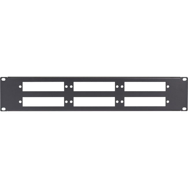 Black Box Connect Fiber Optic Panel - Blank, 1U, 6-Slot