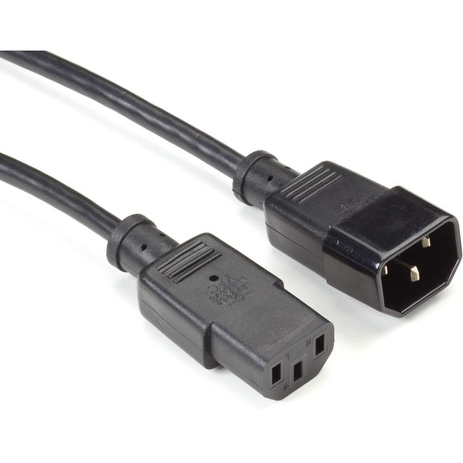 Black Box Power Cord Extension - IEC-60320-C13 to IEC-60320-C14, 2-ft. (0.6-m)