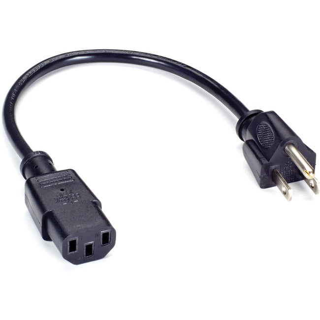 Black Box North American Power Cord - NEMA 5-15P to IEC-60320-C13, 1-ft. (0.3-m)