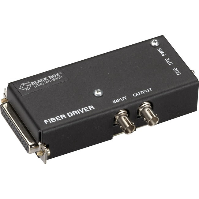 Black Box Async RS232 Extender over Fiber - DB25 Female, ST Multimode